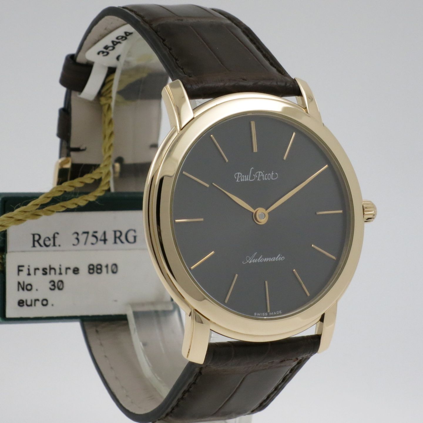 Paul Picot Firshire 3754RG (Unknown (random serial)) - Grey dial 41 mm Rose Gold case (7/8)